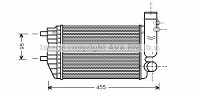 AVA QUALITY COOLING pe4183 -  Интеркулер